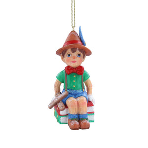 Gisela Graham Resin Pinocchio on Books image 0