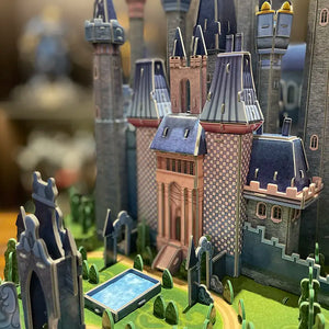 Disney Frozen Cinderella Castle 3D Jigsaw Puzzle image 2