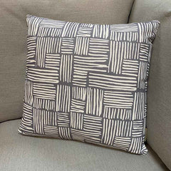 Bramblecrest Square Scatter Cushion, 45 x 45cm - Light Grey Wicker image 0