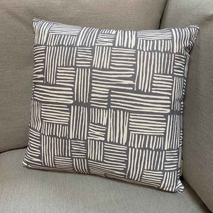 Bramblecrest Square Scatter Cushion, 45 x 45cm - Light Grey Wicker image 0
