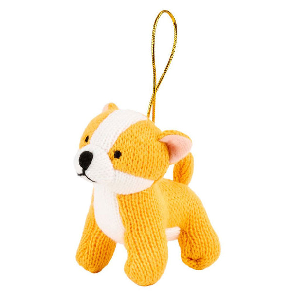 Best Years Hanging Knitted Corgi
