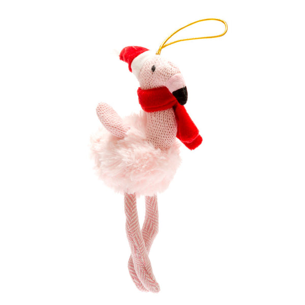 Best Years Hanging Knitted Flamingo