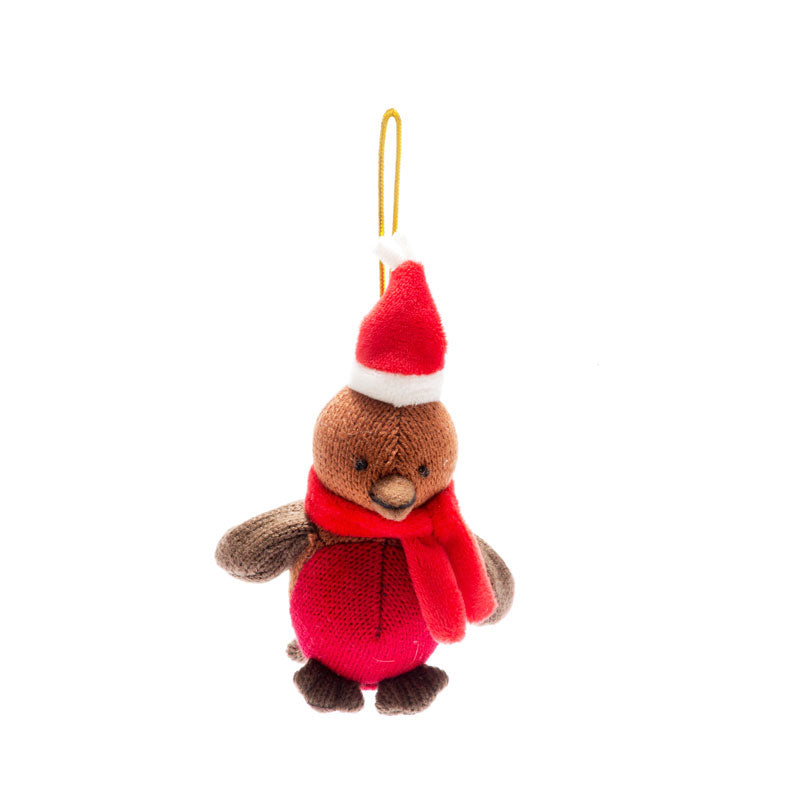 Best Years Hanging Knitted Robin