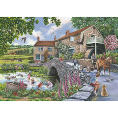 House of Puzzles Old Mill 1000 Piece Jigsaw Puzzle image 0