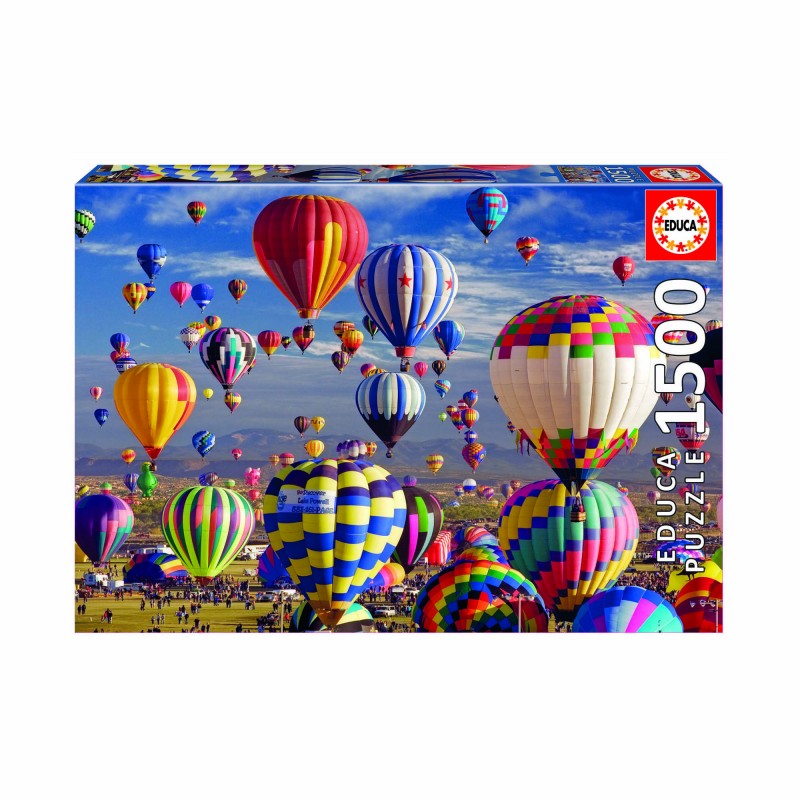 University Games Educa Borras Hot Air Balloons 1500 pc Jigsaw Puzzle image 0