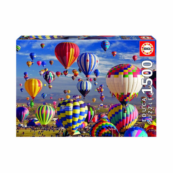 University Games Educa Borras Hot Air Balloons 1500 pc Jigsaw Puzzle image 0