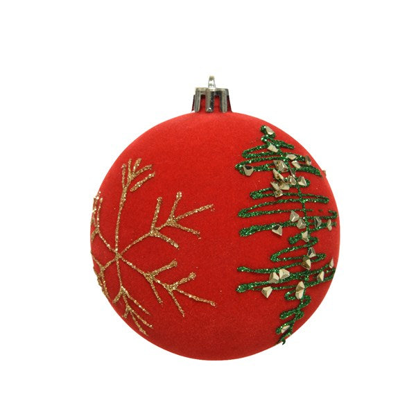 Decoris Shatterproof Bauble in Christmas Red image 0