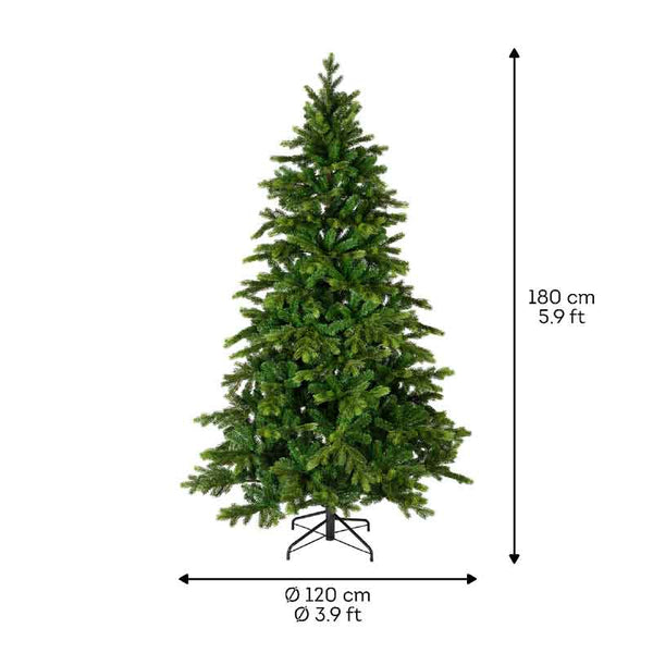 Everlands Galloway Spruce / Denver Spruce Artificial Christmas Tree - 6ft / 1.8m image 6