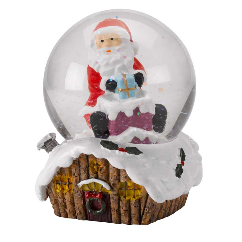 Three Kings Christmas Cabin Lit SnowSpheres (Assorted Designs) image 0