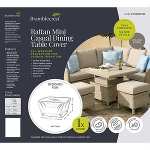 Bramblecrest Cover for Rattan Mini Casual Dining Table image 1