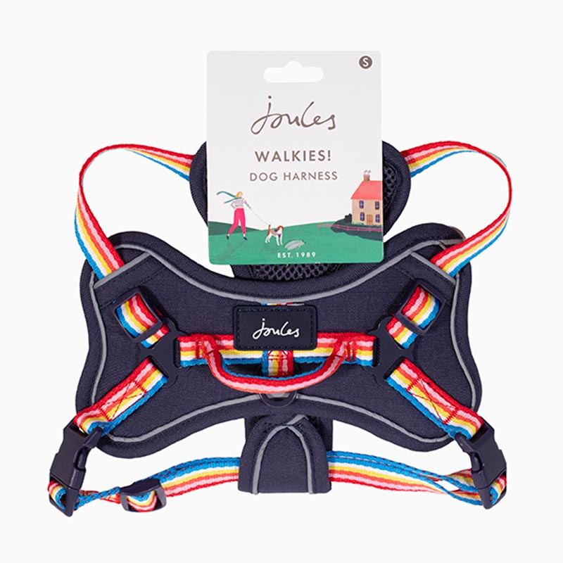 Joules Rainbow Dog Harness image 0