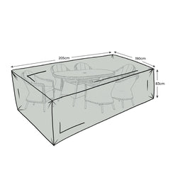 Orchard Life All-Weather Furniture Cover for Bramley 6 Seat Oval Dining Set image 0