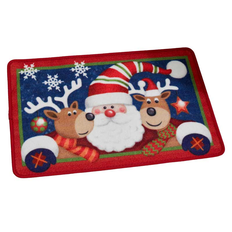 Three Kings Santa & Friends Doormat image 0