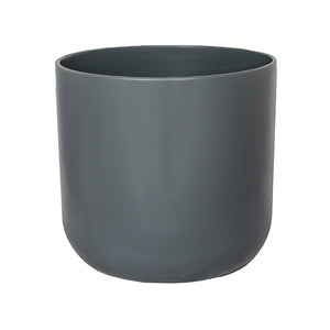Ivyline Lisbon Indoor Planter Range - Charcoal, 11.5cm image
