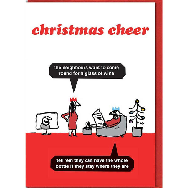 Brainbox Candy Christmas Cheer Christmas Card