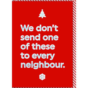 Brainbox Candy Every Neighbour Christmas Card