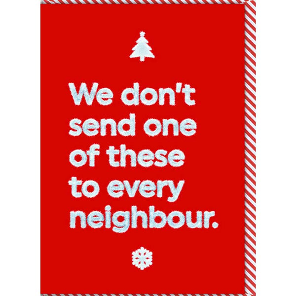 Brainbox Candy Every Neighbour Christmas Card