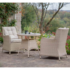 Bramblecrest Somerford Rattan 2 Seat Round Bistro Set