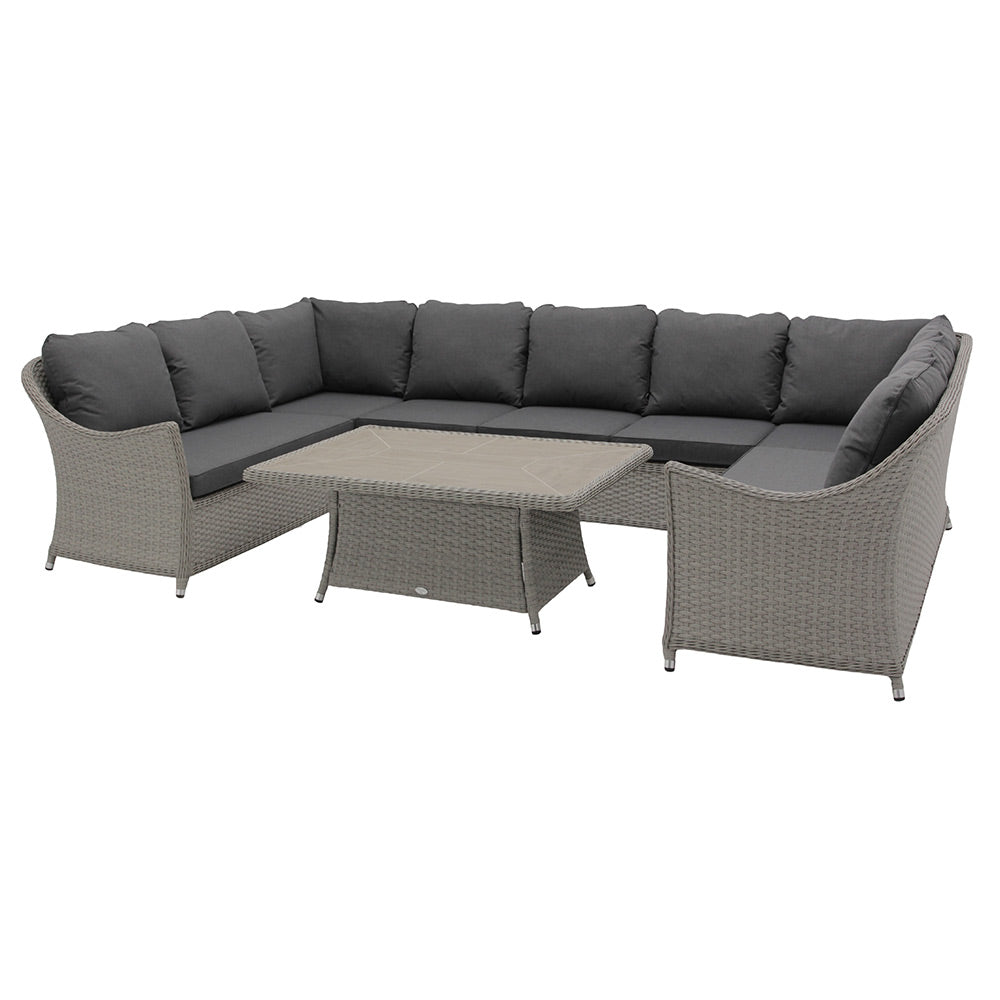 Bramblecrest Wentworth U-Shaped Modular Sofa with Rectangular Coffee Table