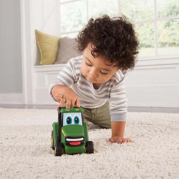 Britains Push & Roll Johnny Tractor Lifestyle with Toddler Pushing Along Floor