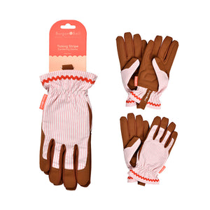 Burgon and Ball Colour Collection blush stripe Gardening Gloves