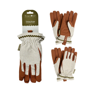 Burgon and Ball Colour Collection Olive Stripe Gardening Gloves