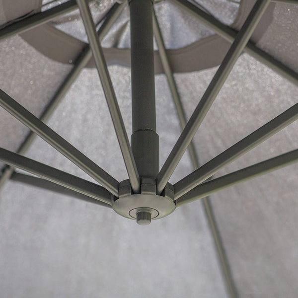 Bramblecrest Gloucester 3m Round Cantilever Parasol in Grey with Base & Cover image 2