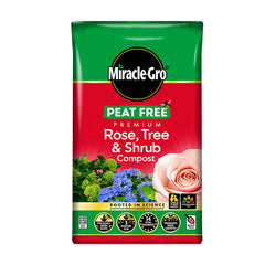 Miracle-Gro Peat Free Rose Tree & Shrub Compost - 20 Litres image 0
