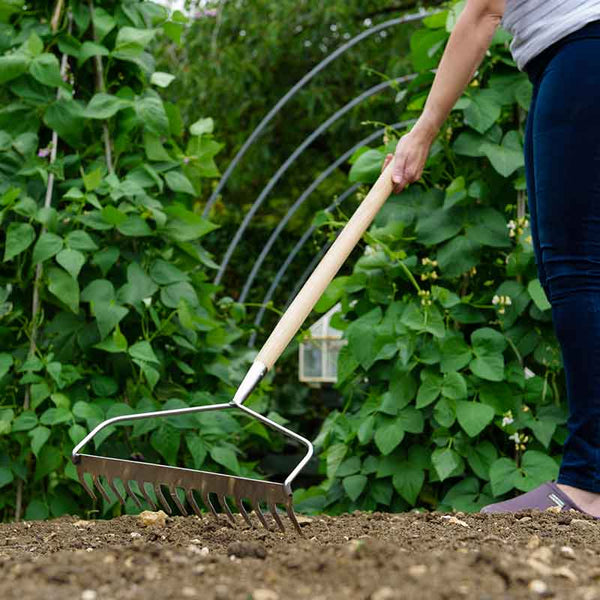 Kent & Stowe Stainless Steel Soil Rake image 1