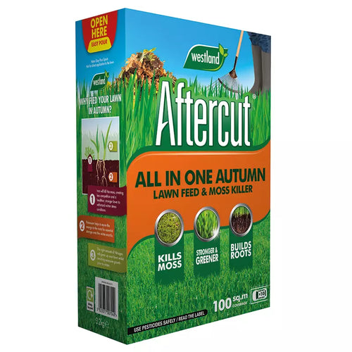 Westland Aftercut All in One Autumn Lawn Feed & Moss Killer - 3.2kg image