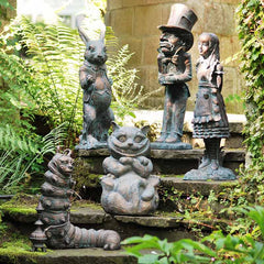 Home & Garden UK Alice in Wonderland Statue Set (Set of 5) image 0