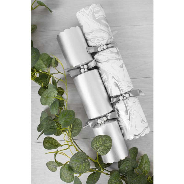 Harvey & Mason 6 Exquisite Silver Marble Crackers image 1