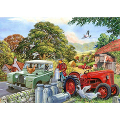 House of Puzzles Bob & His Dog Big 500 Piece Jigsaw Puzzle image 0