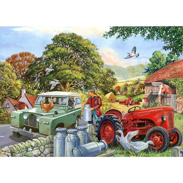 House of Puzzles Bob & His Dog Big 500 Piece Jigsaw Puzzle image 0