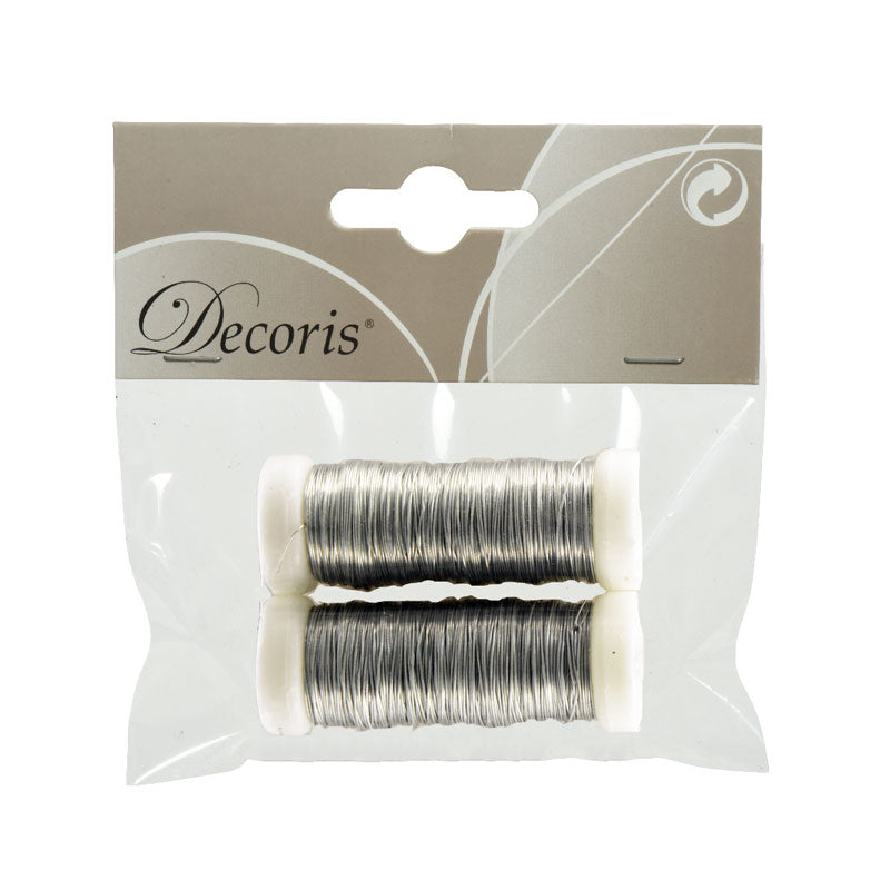 Decoris Silver Iron Thread Rolls (Pack of 2) image 0