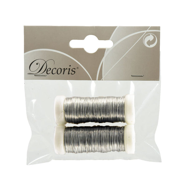 Decoris Silver Iron Thread Rolls (Pack of 2) image 0