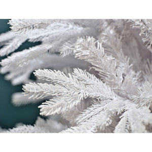 Everlands Frosted White Sunndal Fir Artificial Christmas Tree - 7ft image 2