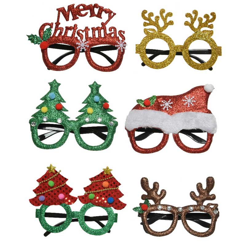 Christmas Glasses (Assorted Designs) image 0