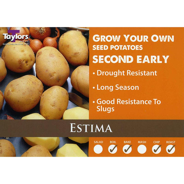 Estima Second Early Seed Potatoes - 2kg image