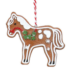 Gisela Graham Resin Gingerbread Horse image 0