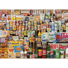 Gibsons 1980s Shopping Basket 1000 Piece Jigsaw Puzzle image 0