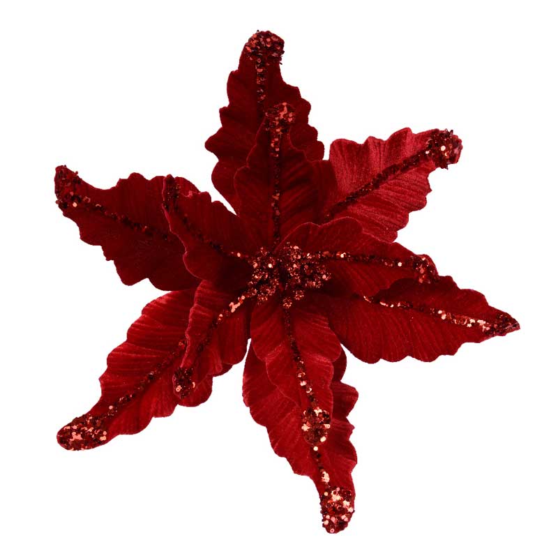 Everlands Christmas Red Flower image 0