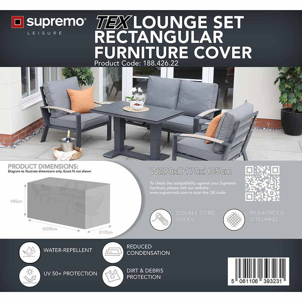 Supremo TEX Garden Lounge Set Furniture Cover (290 x 170cm) image 1