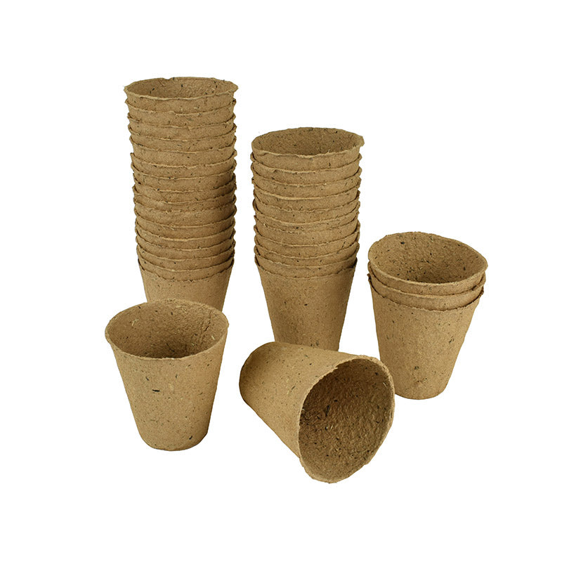 Gro-Sure Fibre Root Pot 8cm Round image 0