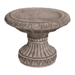 Willowstone Small Victorian Bird Bath - Antique Grey image 0