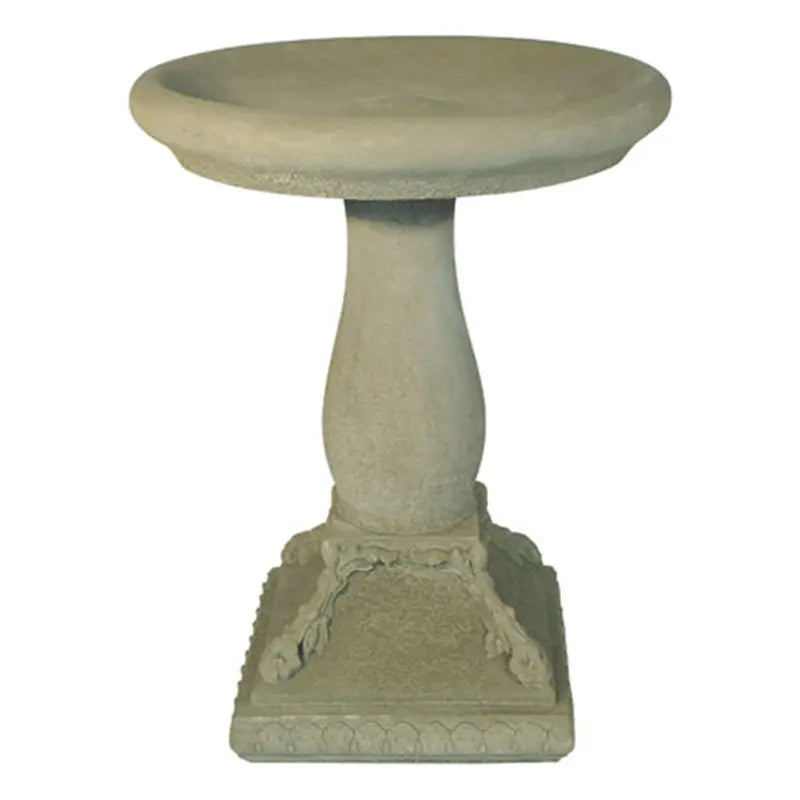 Willowstone Venetian Bird Bath - Rustic Green image 0