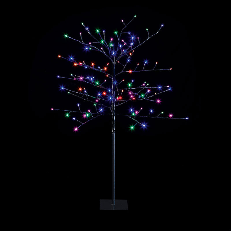 Premier Lit Black Tree with Mixed LEDs image 0