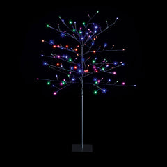 Premier Lit Black Tree with Mixed LEDs image 0