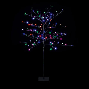 Premier Lit Black Tree with Mixed LEDs image 0