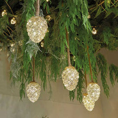 Lumineo Micro LED Hanging Pinecone image 0